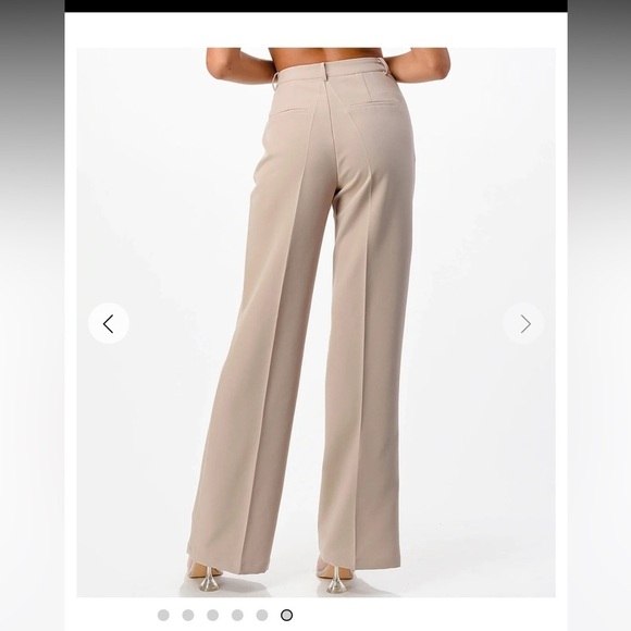 NWT m.n.I Los Angeles front seam wide leg pant - Picture 3 of 10